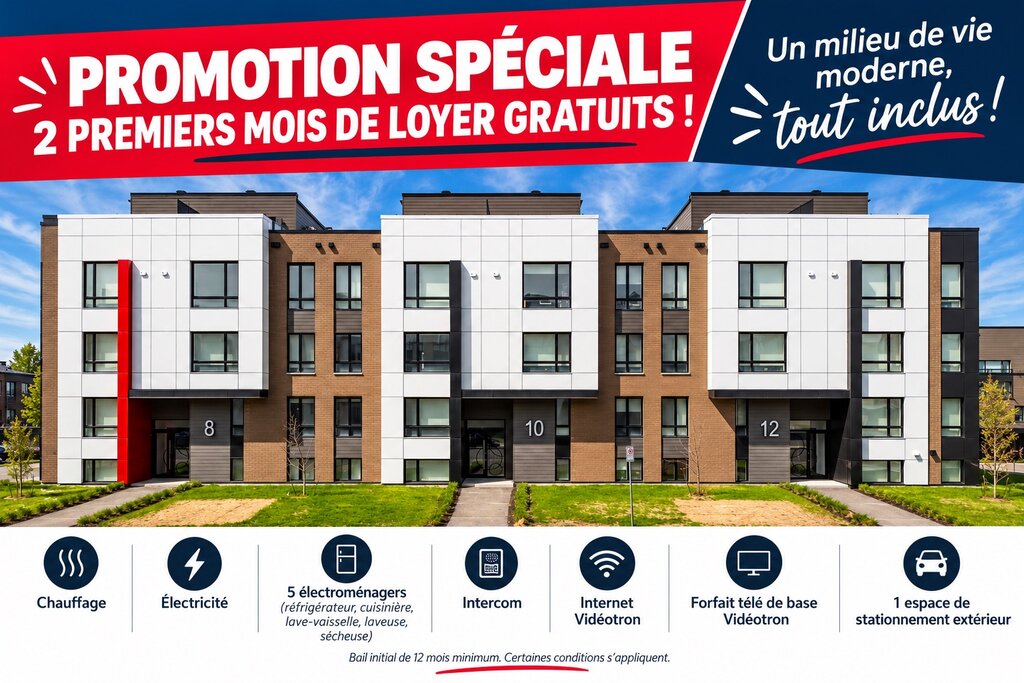 Appartement   5½- 8 rue Marjorie-D.-Shackelton, app. 201, Aylmer (Gatineau)