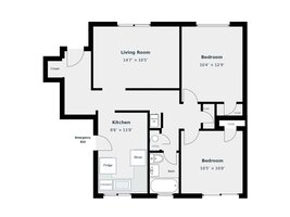 Appartement 4½ - 732 Rue Galt, Verdun (Montréal)