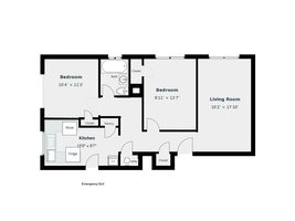 Appartement 4½ - 732 Rue Galt, Verdun (Montréal)