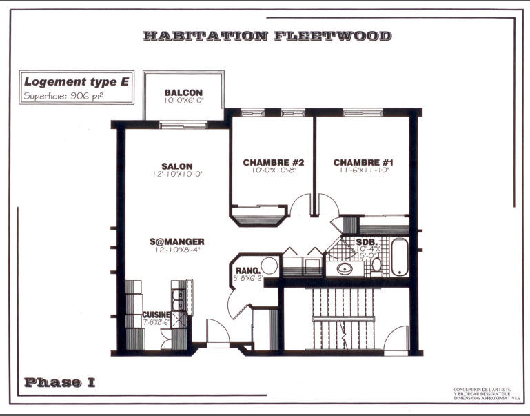Appartement   4½- 1605 RUE FLEETWOOD #101, Chomedey (Laval)