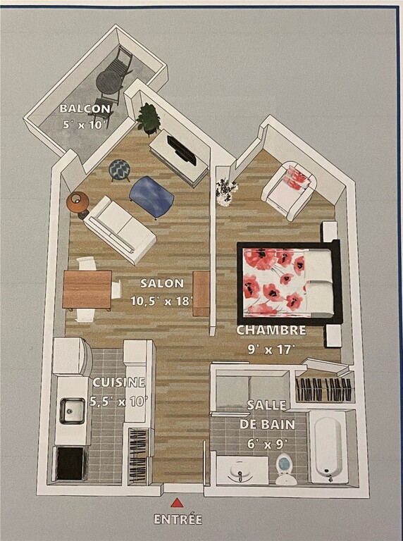 Appartement   3½- 6130 1ere avenue, Charlesbourg (Québec)