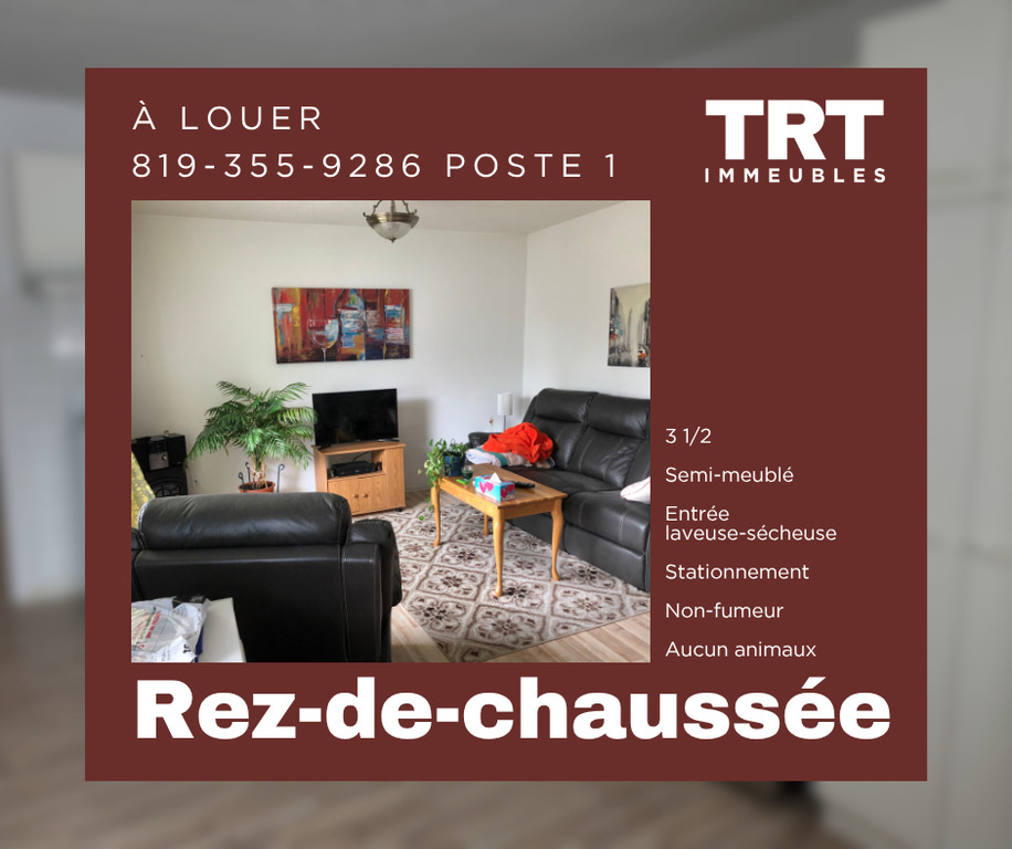 Appartement 
                3½- 3e avenue , Val-d'Or