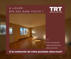 Appartement 4½ - 10e rue, Val-d'Or