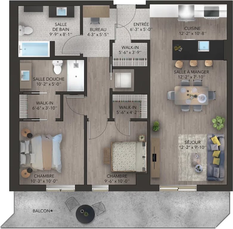 Appartement   6½- 992 Roland-Beaudin, Sainte-Foy/Sillery/Cap-Rouge (Québec)