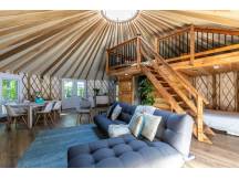 Yurt with 2beds, lake access + on-site activities
 thumbnail 4