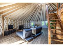 Yurt with 2beds, lake access + on-site activities
 thumbnail 8