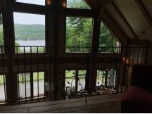 Cathedral Timberframe House view Lake Lovering
 thumbnail 8