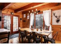 Laurentian wood cabin-king size suite-4 season spa
 thumbnail 15