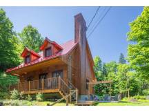 Laurentian wood cabin-king size suite-4 season spa
 thumbnail 43