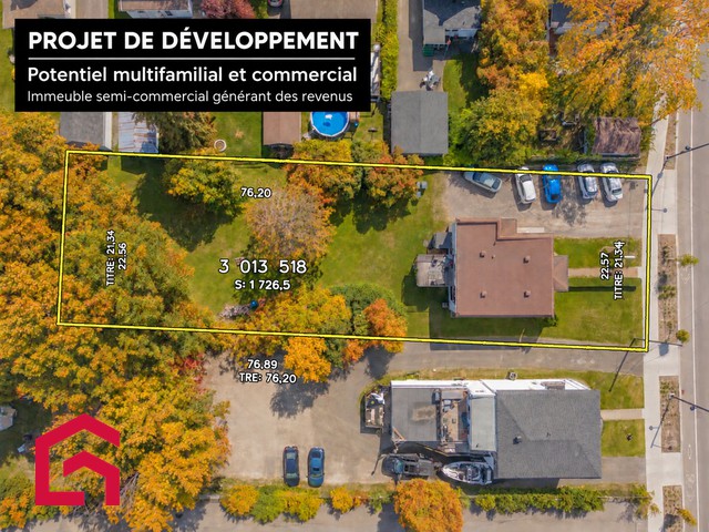 Terrain résidentiel 
               - 58,Boul. Ste-Madeleine, Trois-Rivières (Trois-Rivières)